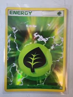 Pokemon Holon Phantoms #105/110 Grass Energy - Holo Rare Mp - Image 1