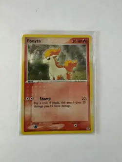 Ponyta EX Fire Red & Leaf Green Near Mint 76/112 Holo Pokemon Common - Image 1
