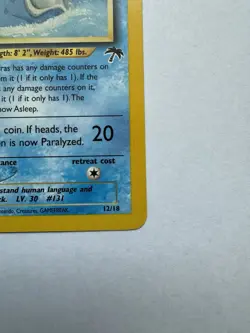 Nintendo Lapras 12/18 Southern Islands Promo 2001 English Regular 70 HP - Image 4