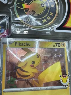 Pokemon TCG Pokemon Day 2026 Collection Pikachu Promo *SWIRL PICTURED* - Image 3