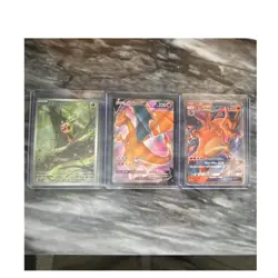 Pokemon TCG Holo Card Lot - Charizard V, Charizard GX, 1 Other - Image 1