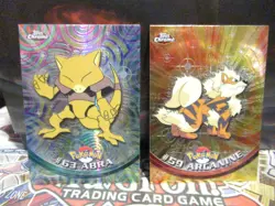 Pokemon! - Topps Chrome - ABRA SPECTRA CHROME / ARCANINE - LP - Image 1