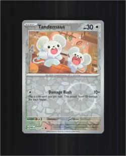 Tandemaus 153/182 Common Paradox Rift Pokemon Reverse Holo Near Mint - Image 1
