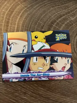 Pokemon Topps Inside The Air-Ship Non Foil The Movie 2000 #36 Blue Label NM - Image 1