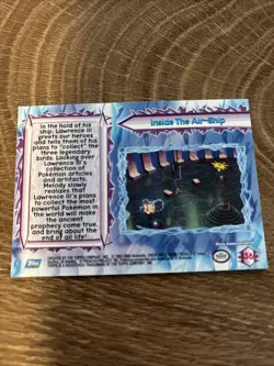 Pokemon Topps Inside The Air-Ship Non Foil The Movie 2000 #36 Blue Label NM - Image 2