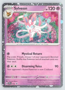 Sylveon (Cosmos Holo) 172 Pokemon Scarlet & Violet Promo Holo Promo Near Mint - Image 1