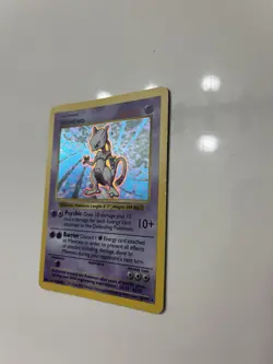 Pokemon Mewtwo TCG Rare Holo Card Shadowless, 10/102, Base Set 1999 - Image 5