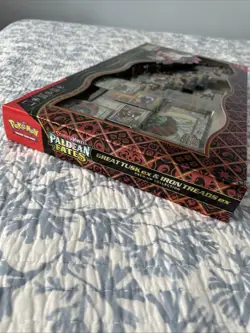 Pokemon TCG PALDEAN FATES Great Tusk Iron Treads Ex Premium Collection - Image 3