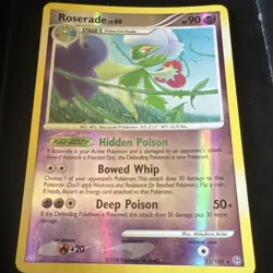 The Pokemon Company Pokemon TCG Roserade 23/100 Stormfront Reverse Holo Rare - Image 1