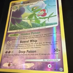 The Pokemon Company Pokemon TCG Roserade 23/100 Stormfront Reverse Holo Rare - Image 2