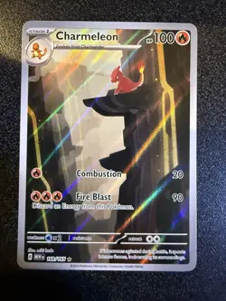 Charmeleon 169/165 Scarlet & Violet 151 Pokemon TCG Illustration 169/165 - Image 1