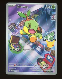 2026 Pokemon TCG 1st Partner Turtwig Illustration 040 Black Star Promo MEP EN - Image 1