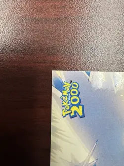 Pokemon Topps 2000 The Movie #34 Pikachu Versus A Titan NM- Blue Logo - Image 3