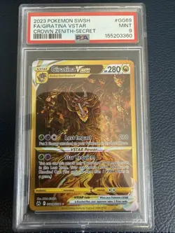 Pokemon TCG Giratina VSTAR GG69/GG70 Crown Zenith PSA 9 - Image 1