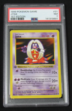 1999 Pokemon Game JYNX 1ST EDITION 31/102 PSA 7 NM - Image 1