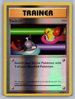 Switch 88/108 Uncommon Evolutions Pokemon Reverse Holo Moderately Played - Image 1