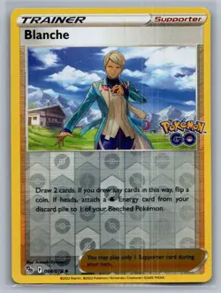 Blanche 064/078 Uncommon Pokemon GO Pokemon Reverse Holo Lightly Played - Image 1