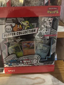 Pokemon White Flare Bundle Black Bolt Poster & White Flare Binder Lot Of 2 - Image 3