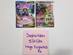 Pokemon TCG Mega Zygarde Ex POR 120/088 & Mega Zygarde Ex POR 104/088 Singles - Image 3