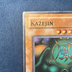Yu-Gi-Oh! TCG Kazejin Metal Raiders MRD-E026 Unlimited Super Rare - Image 2