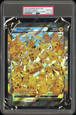 G2U 2021 Pokemon Celebrations Jumbo Card Pikachu VUnion PSA 10 - Image 1