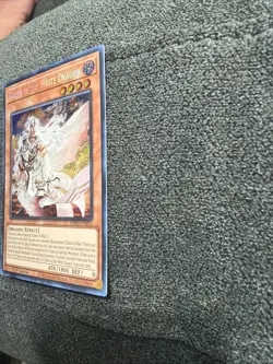 FALLEN OF THE WHITE DRAGON YuGiOh BPRO-EN024 Secret Rare 1st Edition Near Mint - Image 3