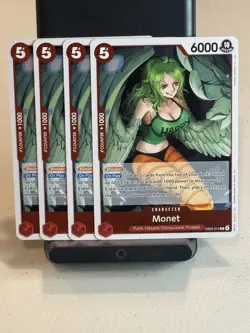 One Piece TCG - Monet EB03-010 Foil Playset x4 - The Heroines Edition - Image 1