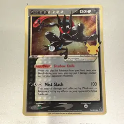 Pokemon Greninja Star SWSH144 SWSH Promo Cards Holo Promo 130 HP Basic Eng - Image 1