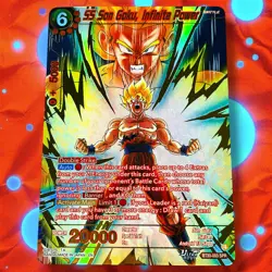 SS Son Goku Infinite Power BT30-003 SPR Three Glorious Fighters Dragon Ball Card - Image 1