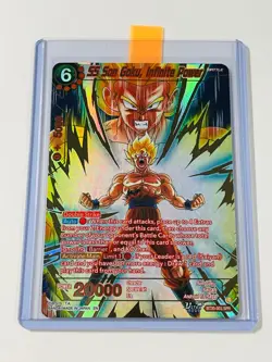 SS Son Goku Infinite Power BT30-003 SPR Three Glorious Fighters Dragon Ball Card - Image 2