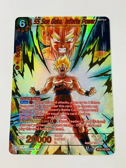 SS Son Goku Infinite Power BT30-003 SPR Three Glorious Fighters Dragon Ball Card - Image 3