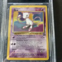 Mew #8 Pokemon Promo, Graded Pokemon Card, Pokemon Movie Promo Card - Image 3