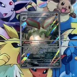 Flygon 101/094 Me02: Phantasmal Flames Holo Pokemon Card Near Mint Condition - Image 1