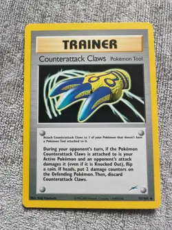 Counterattack Claws #97/105 Neo Destiny Uncommon Pokemon Card (Neo Destiny) LP - Image 1