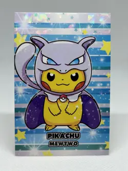 PIKACHU PONCHO x MEWTWO - POKEMON CARD DATABASE - PSA , CGC , BGS , TAG , TCG - Image 1