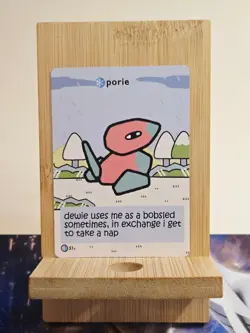 Pokiebubies 1st Edition - Porie #51, Fanmade Pokemon Card Chef Ken Lee Porygon - Image 1