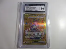 CGC 10 Japanese Terapagos EX Ultra Rare 133/102 Stellar Miracle Pokemon Card - Image 1