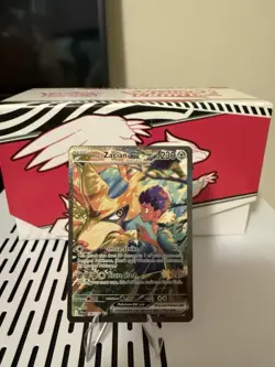 Pokemon TCG Hop's Zacian EX Card 186/159 Journey Together Near Mint - Image 2