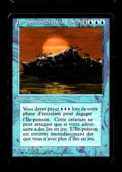 MRM FR/VF Ile-poisson Seyidna yCnCs - Island Fish Jascon GOOD MTG Magic FBB 1994 - Image 1