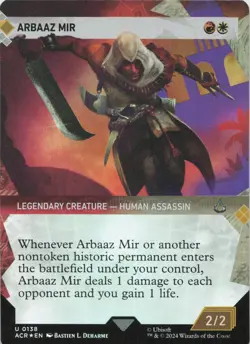Arbaaz Mir (Showcase) - FOIL - U Universes Beyond: Assassin's Creed 138 - MTG - Image 1