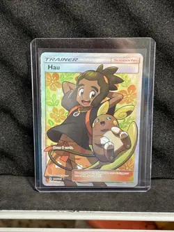 Pokemon Hau Guardians Rising Trainer Full Art Ultra Rare Holo Card 144/145 - Image 1