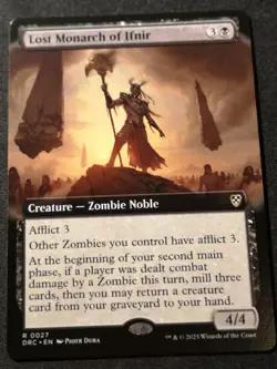 Lost Monarch Of Ifnir - Extended Art - DRC - MTG - EN - NM - 0027 - Image 1