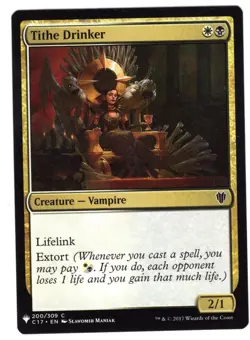 Magic The Gathering MTG Mystery Pack Card Tithe Drinker - Image 1