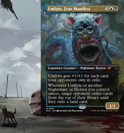 Umbris, Fear Manifest Commander Deck Nightmare Horror Tribal Magic MTG Dimir Alt - Image 1