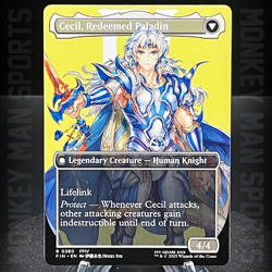Magic MTG Final Fantasy - Cecil, Dark Knight - FIN R 0380 BORDERLESS MINT - Image 2