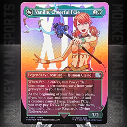 Magic MTG Final Fantasy - Vanille, Cheerful l'Cie - FIN U 0392 FOIL BORDERLESS - Image 1
