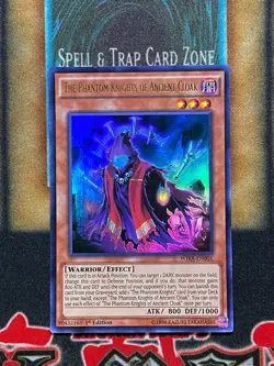 Yugioh The Phantom Knights Of Ancient Cloak WIRA-EN001 Ultra 1st Ed NM - Image 1