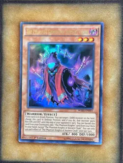 Yugioh The Phantom Knights of Ancient Cloak WIRA-EN001 Ultra Rare 1st Ed LP - Image 1