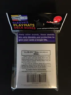 Yu-Gi-Oh! Sized Player's Choice 60 Card Sleeves - White - Factory Sealed - Image 2