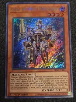 Girsu, the Orcust Mekk-Knight ETCO-EN024 Secret Rare 1st Edition LP - Image 1